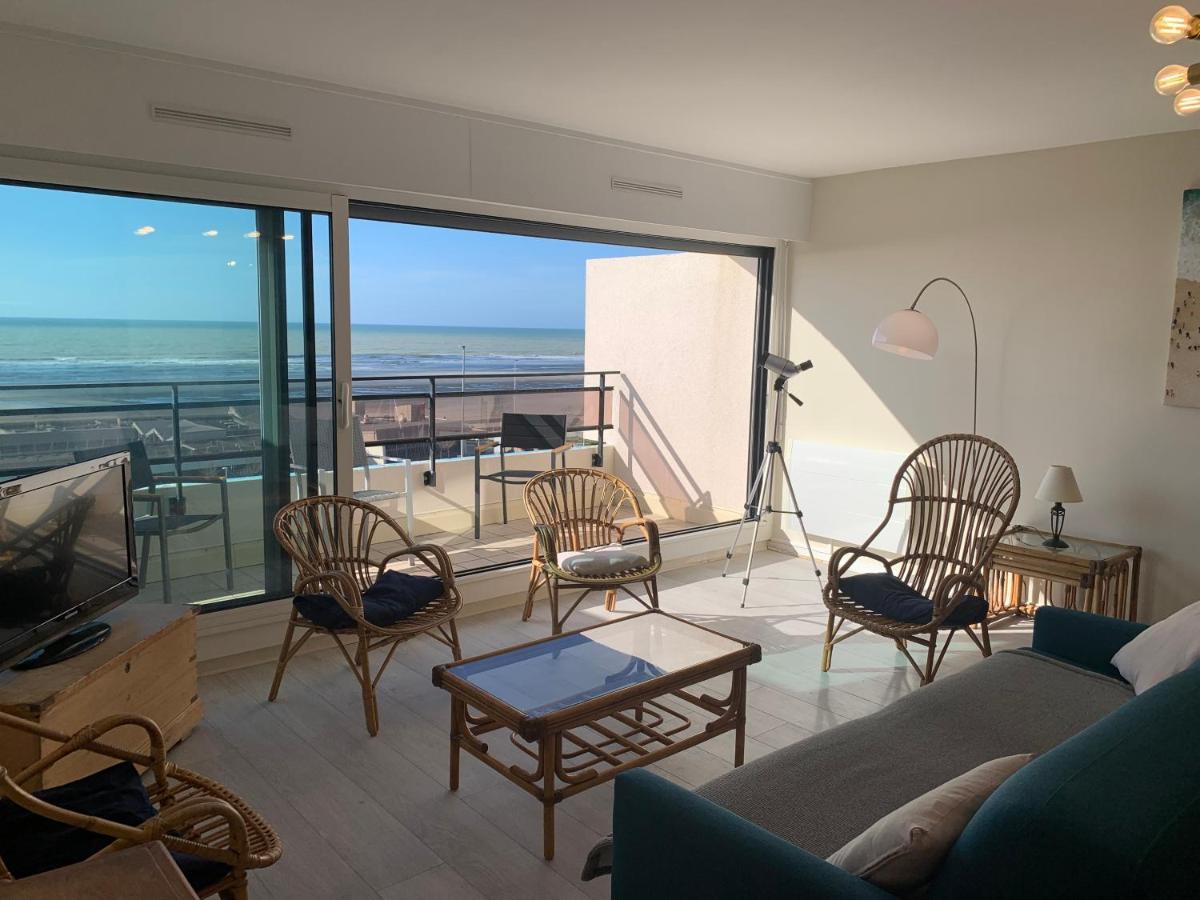 Appt Traversant Vu Mer Et Dunes Avec Garage Le Touquet Exteriör bild
