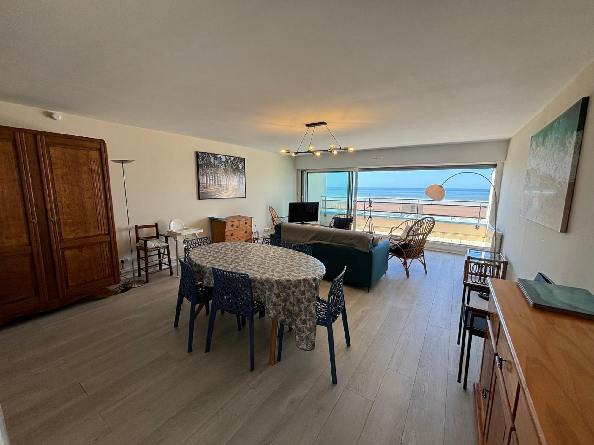 Appt Traversant Vu Mer Et Dunes Avec Garage Le Touquet Exteriör bild